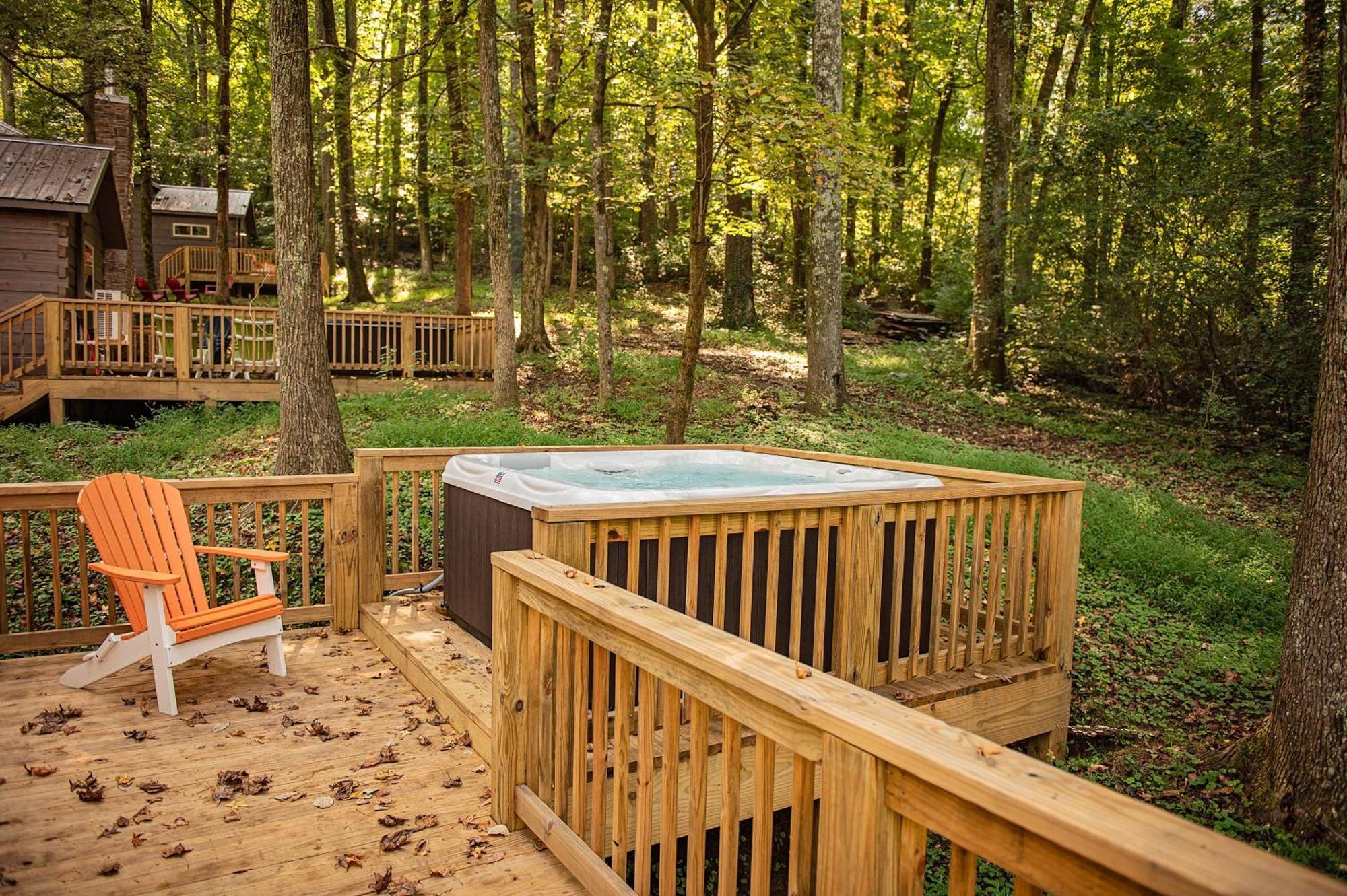 Lena Cabin Wooded Tiny Cabin - Hot Tub Чаттануґа Екстер'єр фото