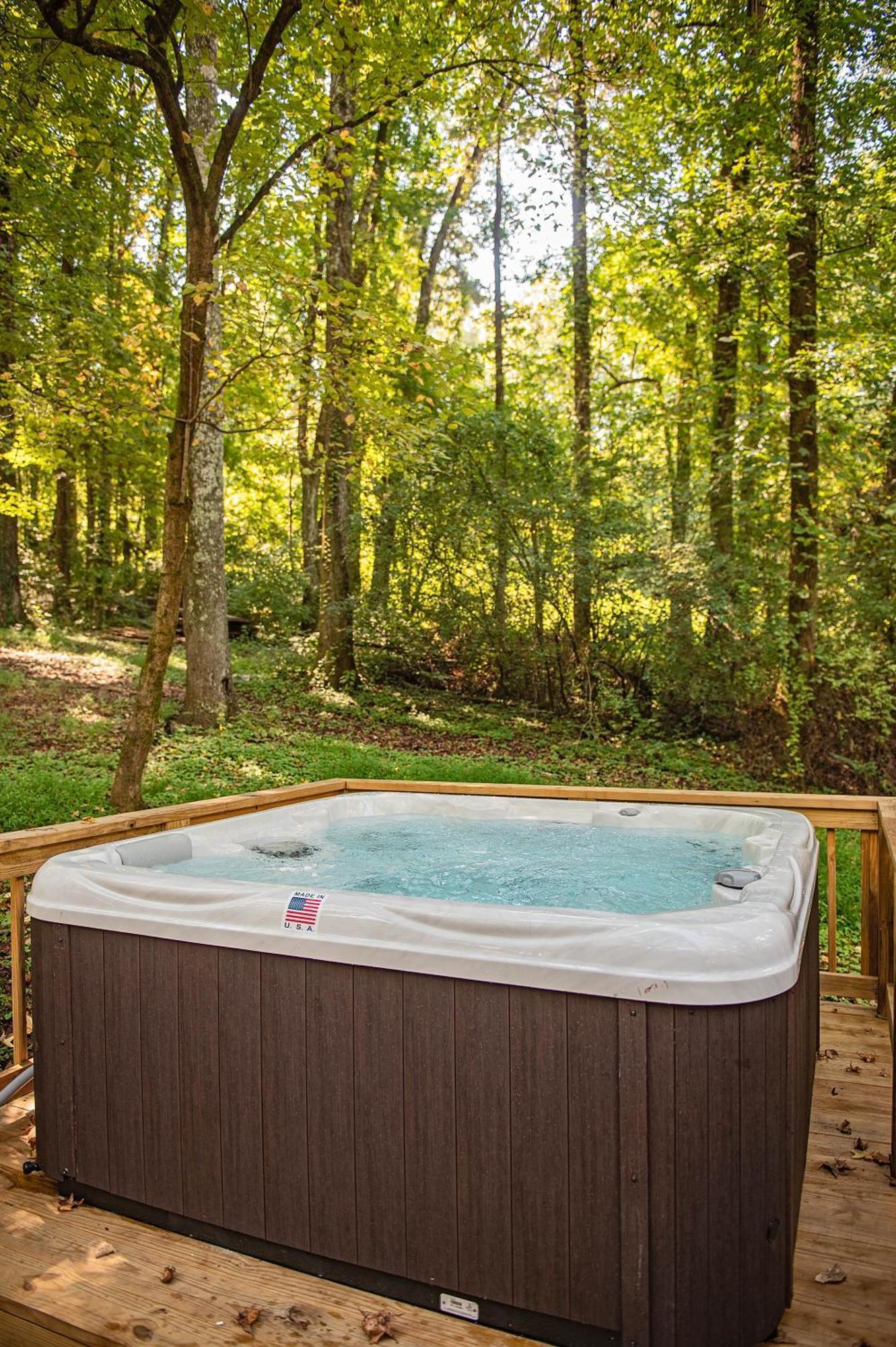 Lena Cabin Wooded Tiny Cabin - Hot Tub Чаттануґа Екстер'єр фото
